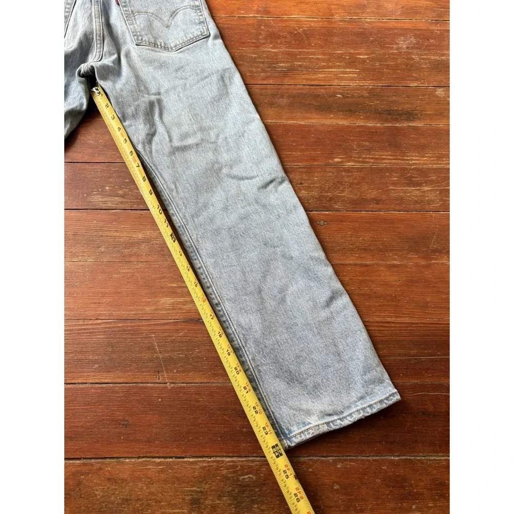 Levi's Jeans Women's‎ 26 Blue Wedgie Straight Light Denim Premium Button